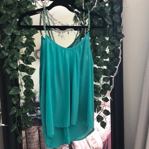 Papaya Tops - Papaya Flowy Tank with Bow Size Medium